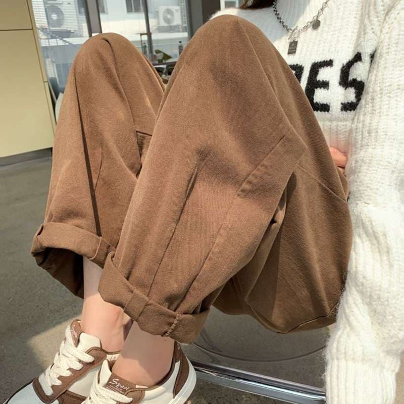 キレイめファッション きれいめコーデュロイワイドパンツ
