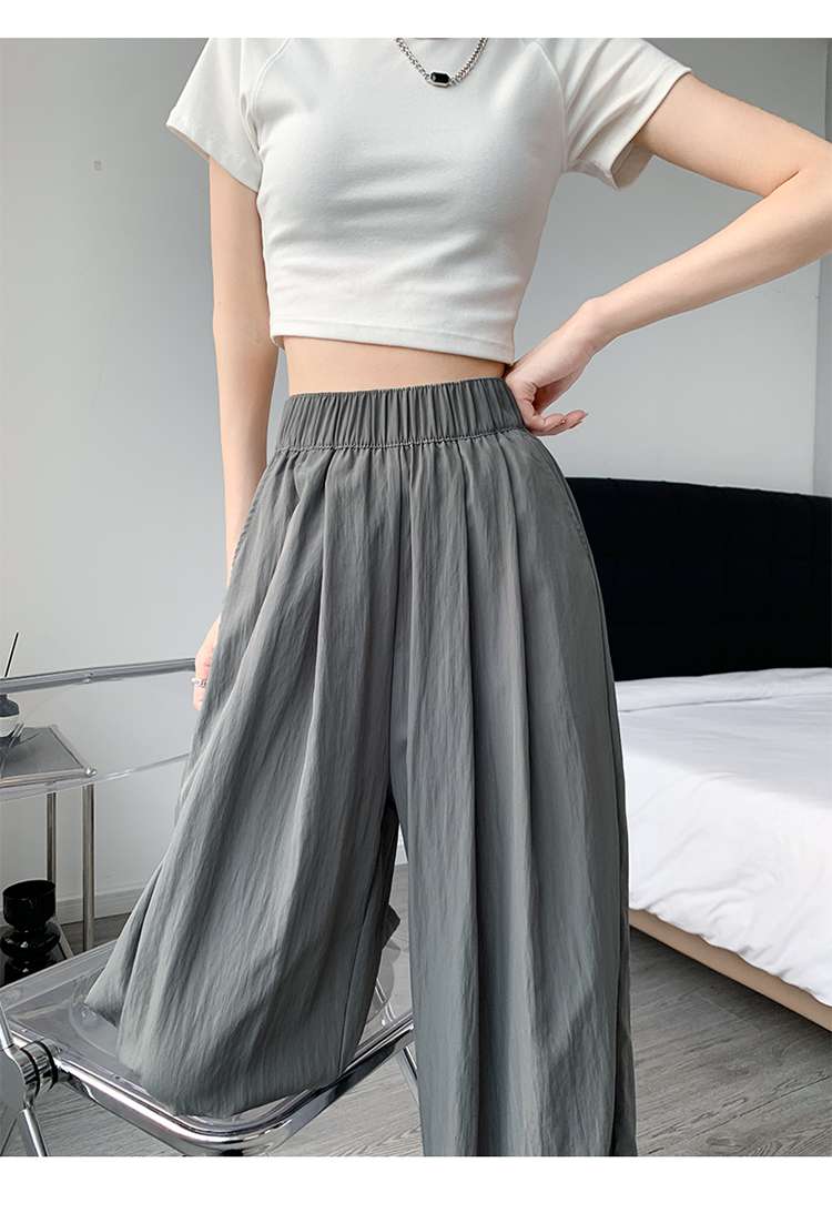 キレイめファッション  ゆったりリラックスワイドレッグパンツ