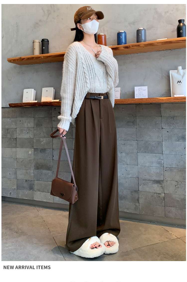 キレイめファッション きれいめリラックスカジュアルワイドパンツ