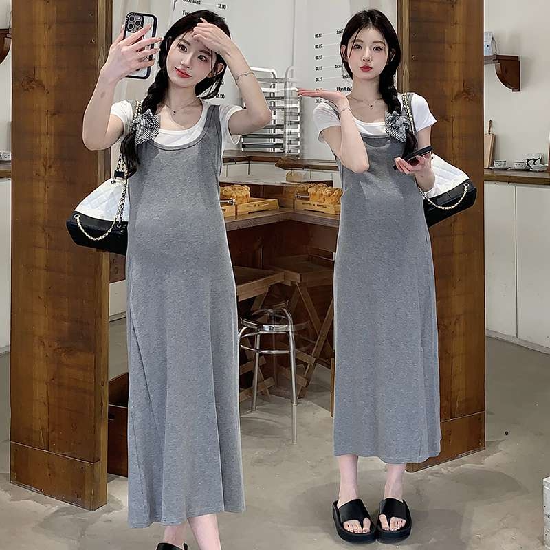 きれいめファッション  ロング丈キャミソールワンピース