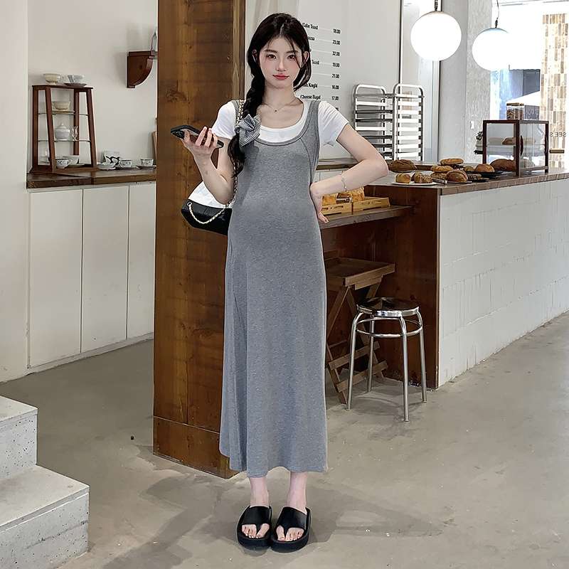きれいめファッション  ロング丈キャミソールワンピース