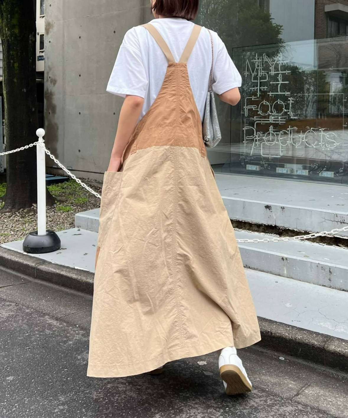 キレイめファッション シンプルきれいめカジュアルキャミワンピース