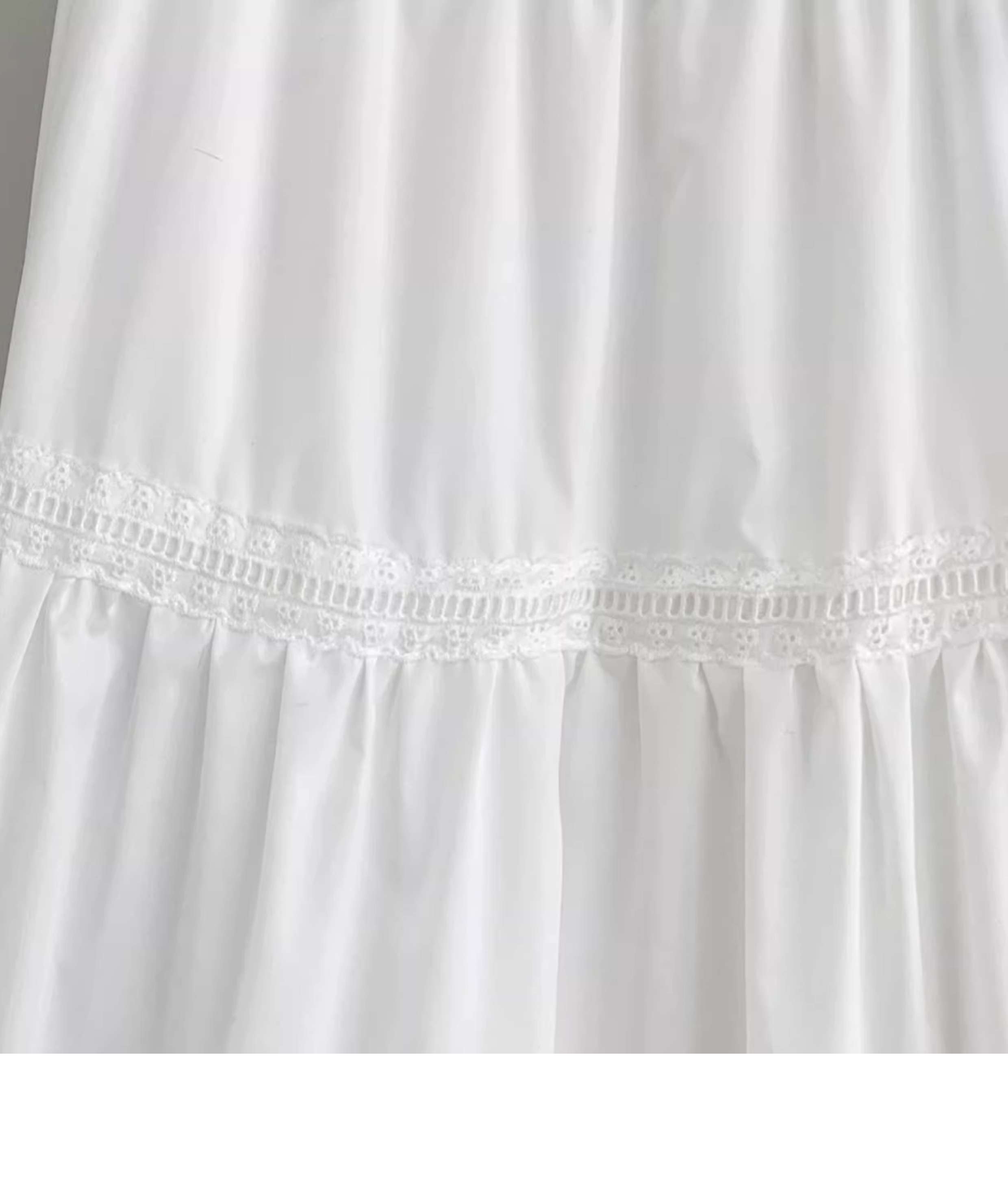 キレイめファッション  シフォンティアードレーススカート