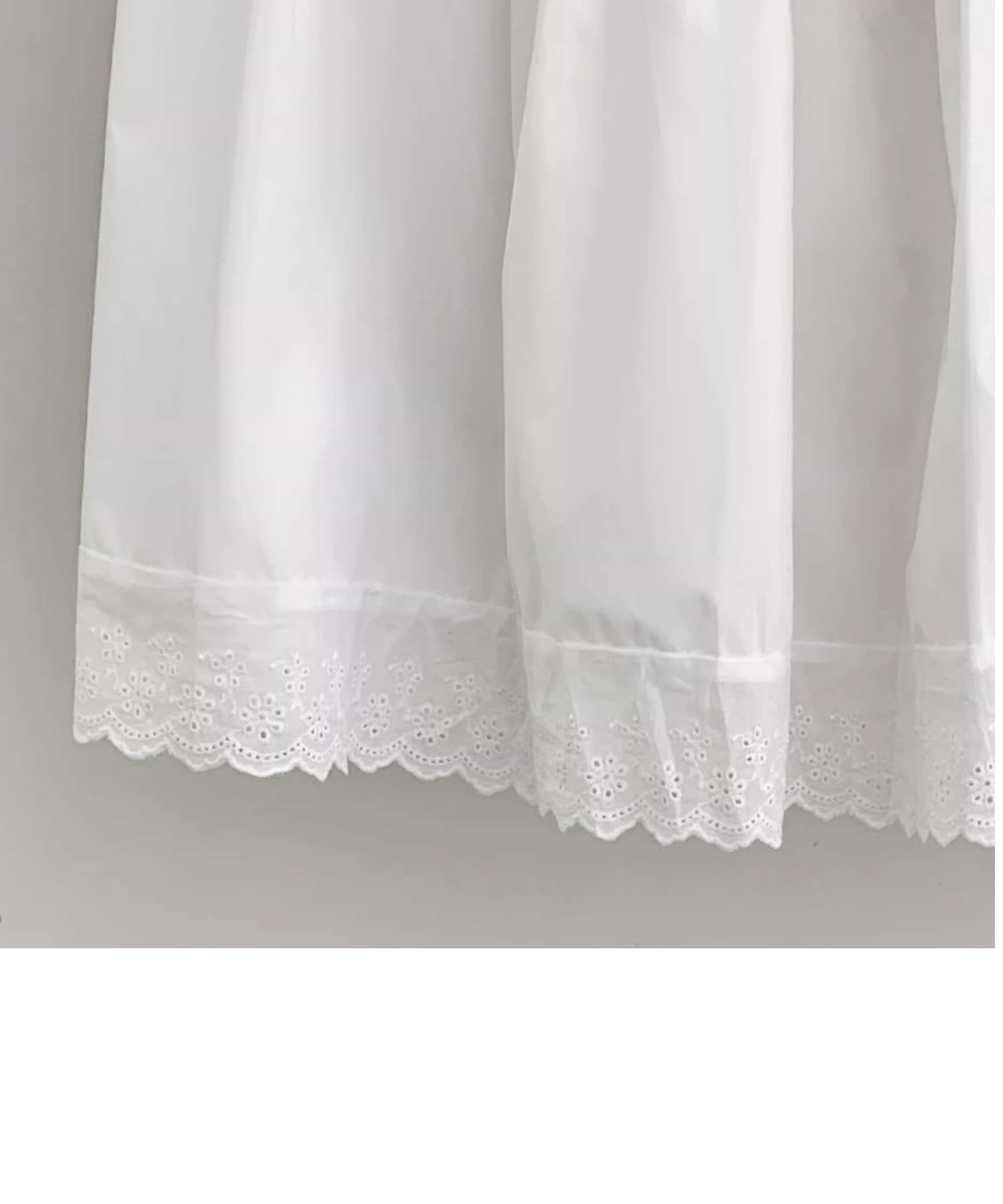 キレイめファッション  シフォンティアードレーススカート