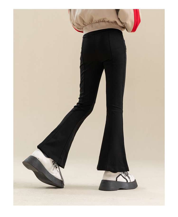キレイめファッション ハイウエスト美脚ストレッチきれいめフレアパンツ