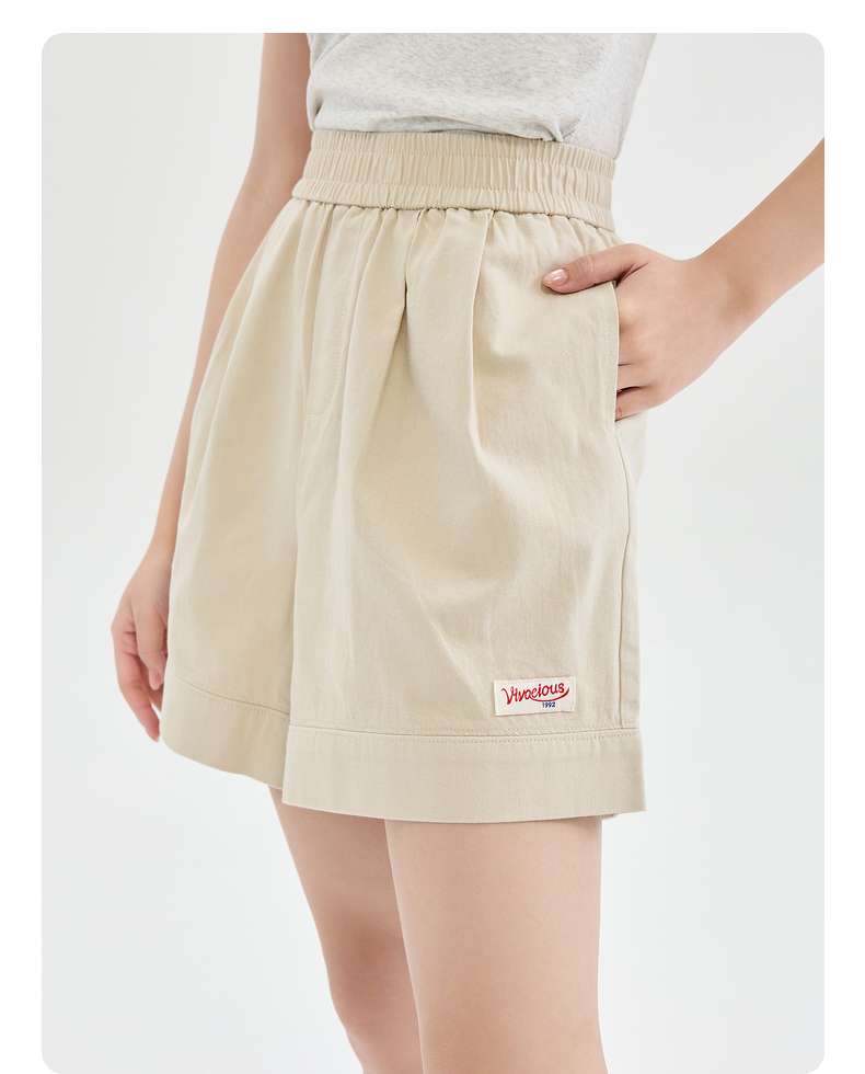 キレイめファッション きれいめゆったりショートパンツ